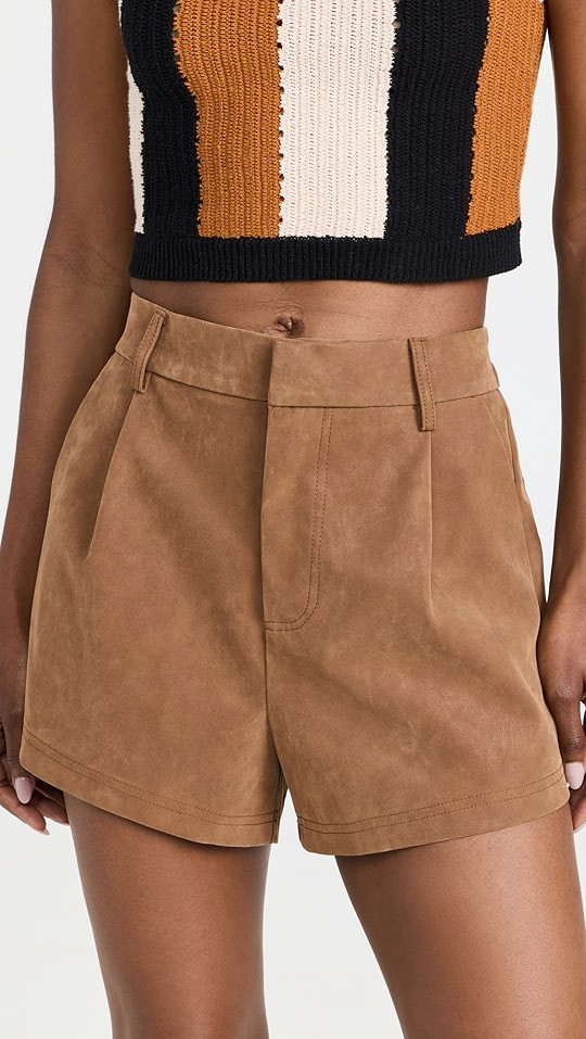 Roma Vegan Suede Shorts | Shopbop
