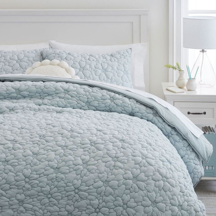Odessa Floral Jersey Comforter | Pottery Barn Teen