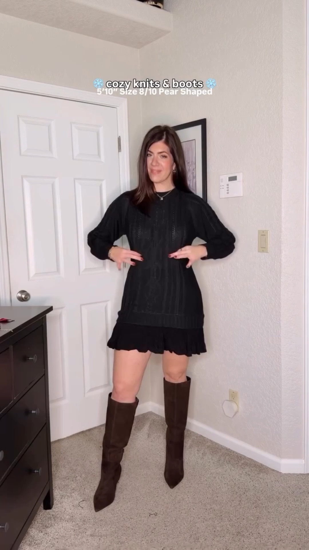 Cozy and affordable knits under $60 In a large 

Winter outfit, ootd, sweater, knits, lounge, sets, comfy date night, trendy winter. Sweater dress, midsize style, tall outfit, easy outfit

#LTKOver40 #LTKMidsize #LTKootd