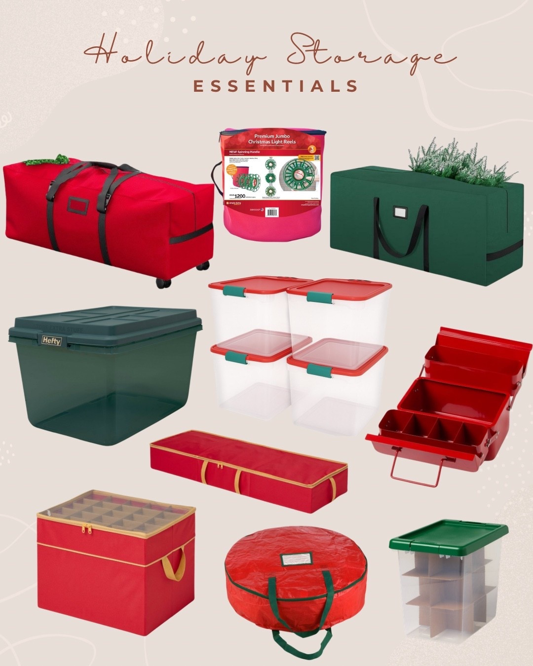 POV: You’re entering your organized Christmas Era.😌🎄 ✨

Christmas Storage Must-Haves! Tree bags, Clear bins, Ornament cases, Wreath bags, Wrapping paper cases, and Christmas Light Reels. Everything you need for a stress-free holiday reset! ❤️


#ChristmasDecor #FallFamilyPhoto #Outfit #Garland #Christmastree #Blackfriday #Amazonfinds #Organization #Photography #Contentcreators #Amazon #Neewer #ringlight #Studiolight #WalkingPad #Boots #Giftguide #HolidaySeason #Thanksgiving #Targetdeals #Musthaves #WineGlasses #Wineanddine #TravelOutfitdeals #Cybermonday #BlackFriday #Cowgirl #Amazon #Plussize #Plussizefashion #plus #Dailydeals #Targethaul #Momfinds #Momlife #Ltkmomlife #Ltkselfcare #Dailypost #ItBag #Christmasstorage
#LTKcyberweek #LTKFamily



#LTKCyberWeek #LTKGiftGuide #LTKHoliday