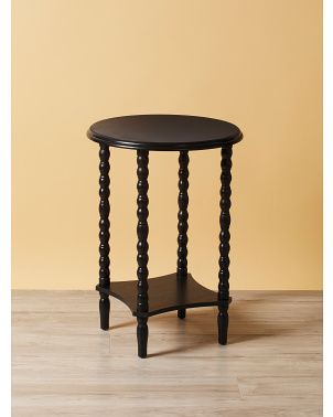 28.5in Wood Knobby Legs Side Table | Living Room | HomeGoods | HomeGoods