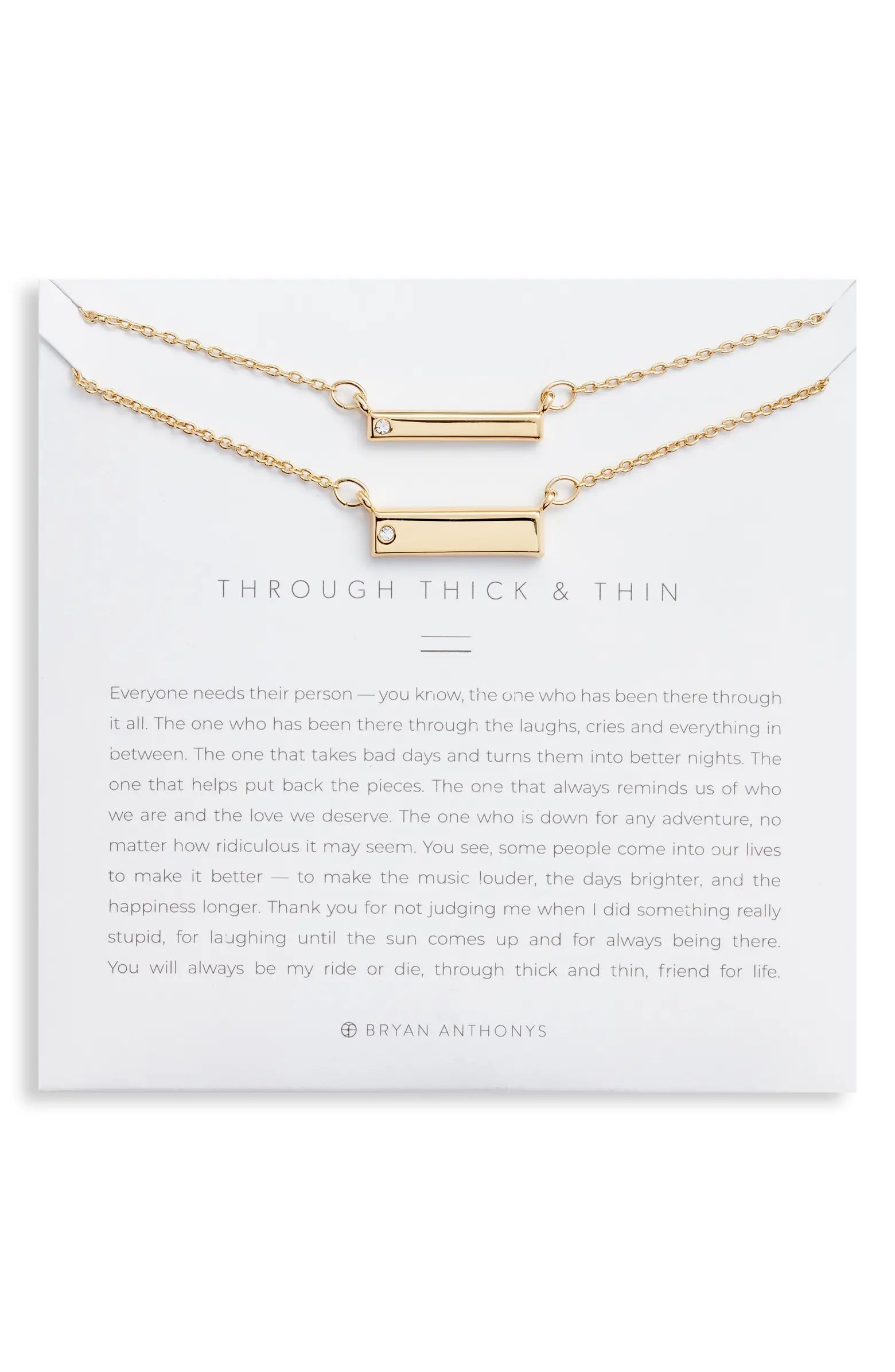 Bryan Anthonys Through Thick & Thin Necklace Set | Nordstrom | Nordstrom
