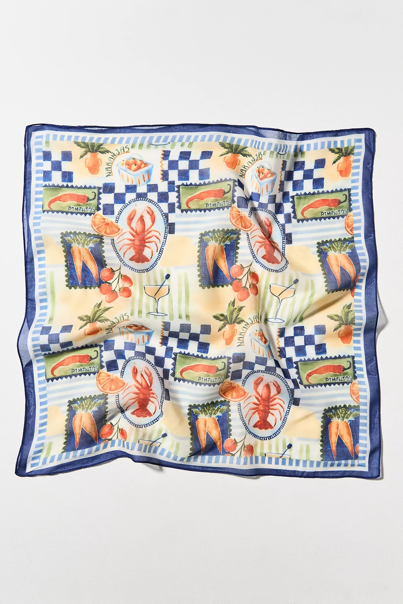 Fruit Stand Head Scarves, Set of 2 | Anthropologie (US)