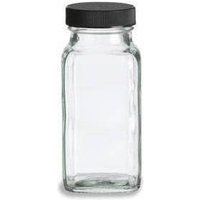 12 Pcs 6 Oz Glass French Square Spice Jar With Shaker & Black, Red, White Lid - Storage Organization | Etsy (US)