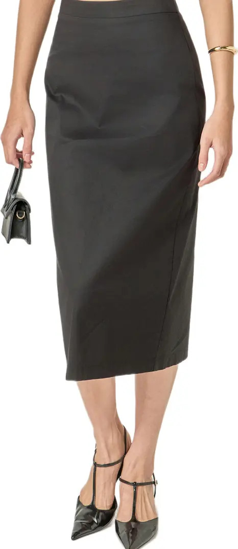 High Waist Column Midi Skirt | Nordstrom