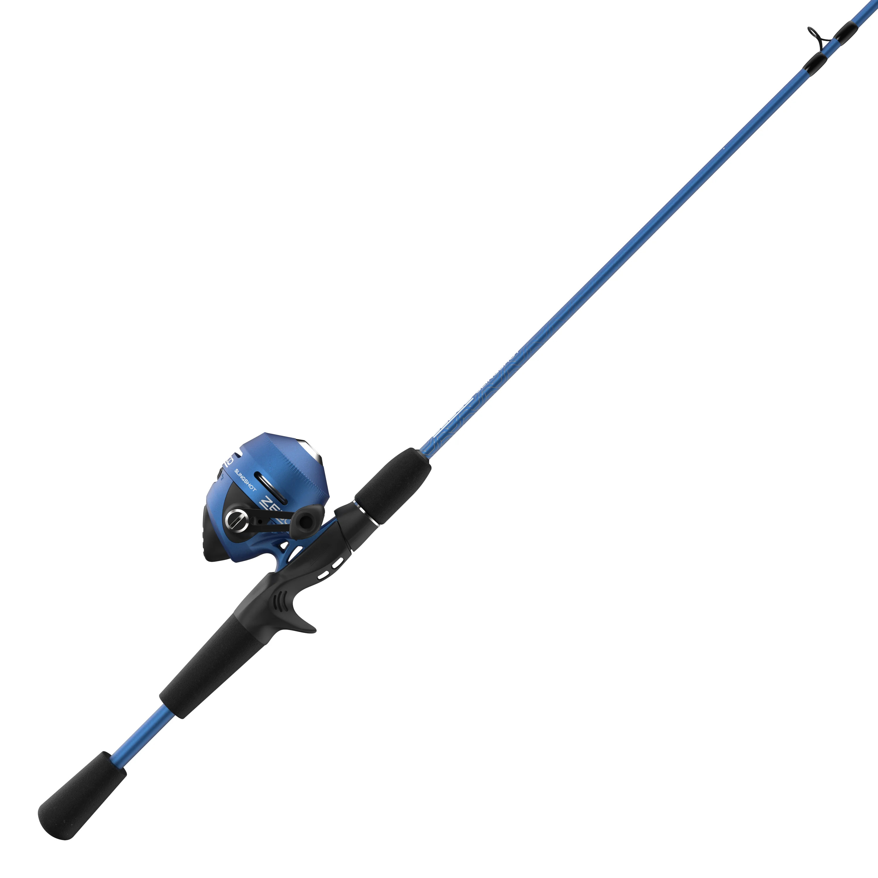 Zebco Slingshot Spincast Reel and Fishing Rod Combo, 5-Foot 6-Inch 2-Piece Fishing Pole, Size 30 ... | Walmart (US)