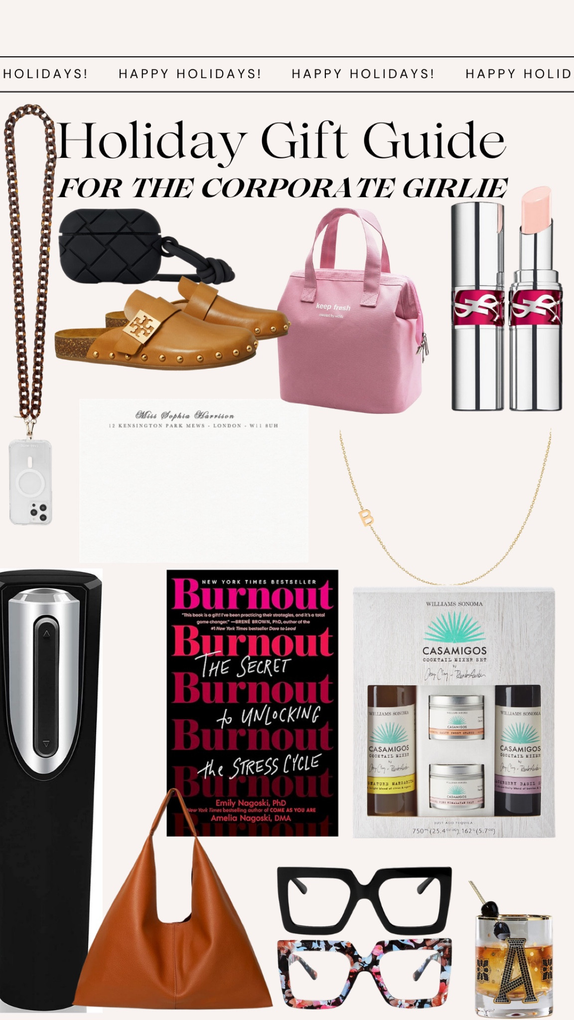 Holiday gift guide: corporate girlie 

#LTKGiftGuide #LTKsalealert #LTKfindsunder100