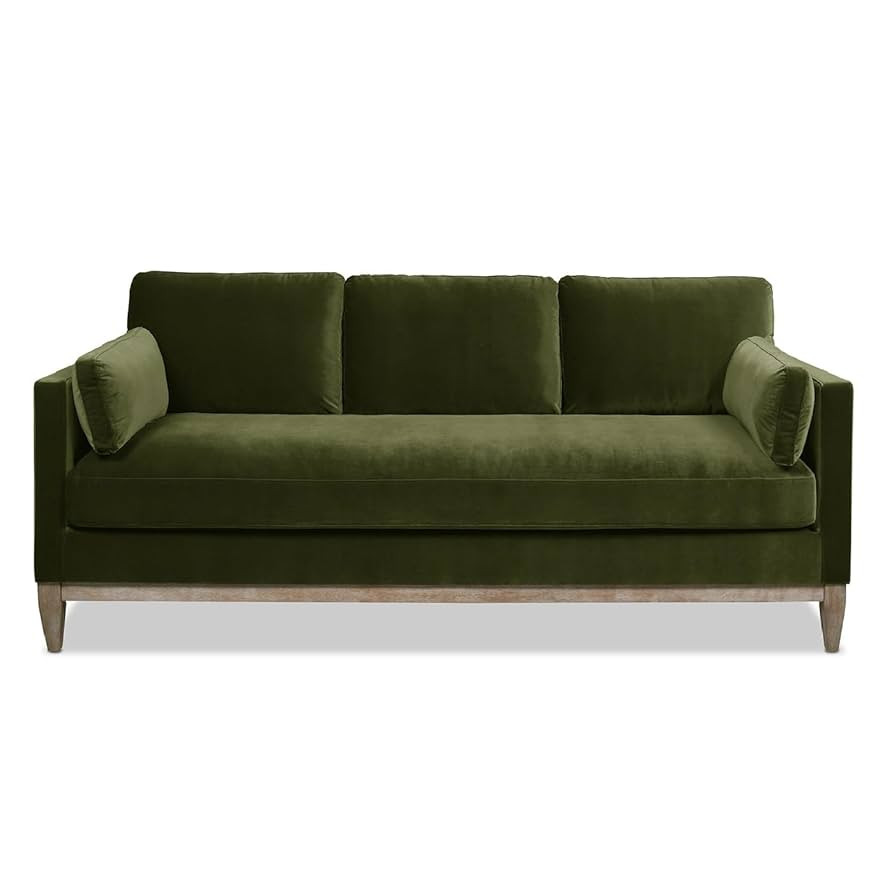Jennifer Taylor Home Knox 84" Modern Farmhouse Performance Velvet Living Room Sofa Couch | Amazon (US)