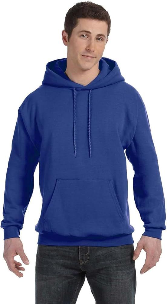 Hanes Men's Ecosmart Hoodie, Midweight Fleece Sweatshirt, Pullover Hooded Sweatshirt for Men | Amazon (US)