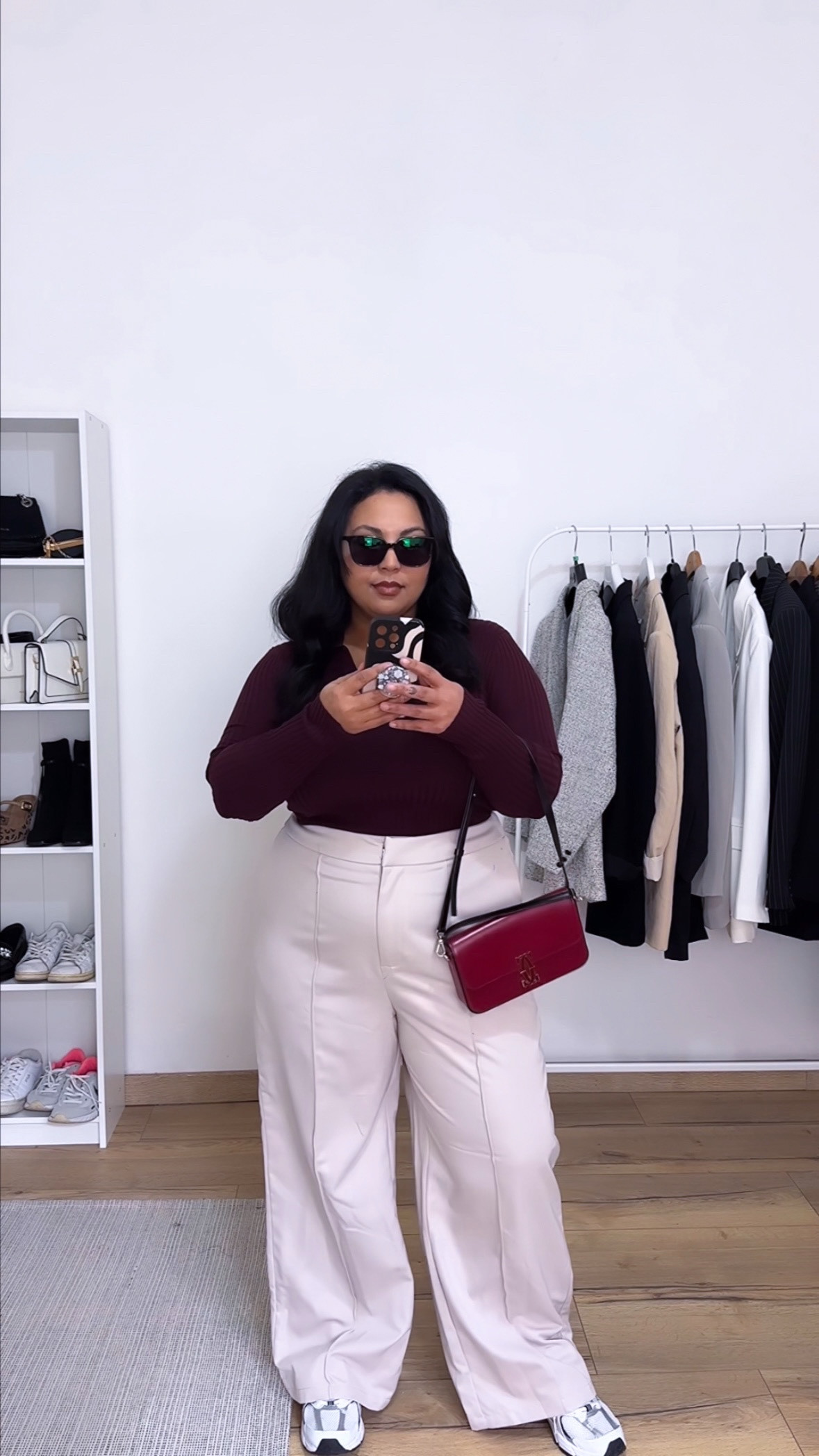 Easy classy everyday look🍒

#sheincurve #curvyoutfit #tailoredpants #casualoutfit #midsizeoutfit