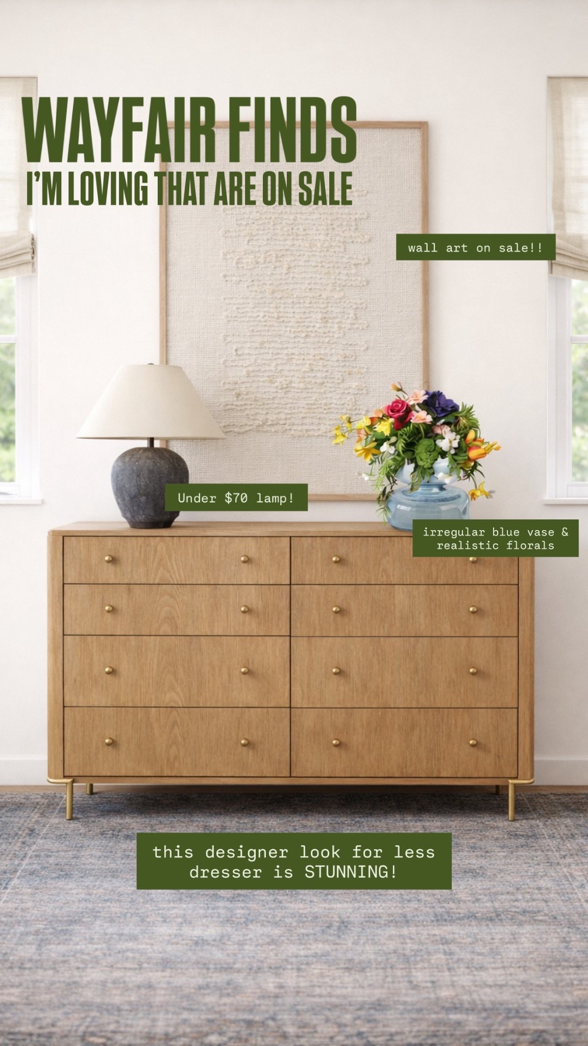This DRESSERR!! 😍 I made a rendering of
This space I designed and I love how simple & practical it is. The dresser is on sale for under $1k. The reviews are great & the photos of it are stunning!! And the lamp?? The wall art?? 😍😍

@wayfair #wayfair #wayfairpartner #ad