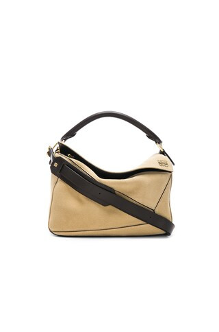 Loewe Puzzle Bag in Gold | FWRD 