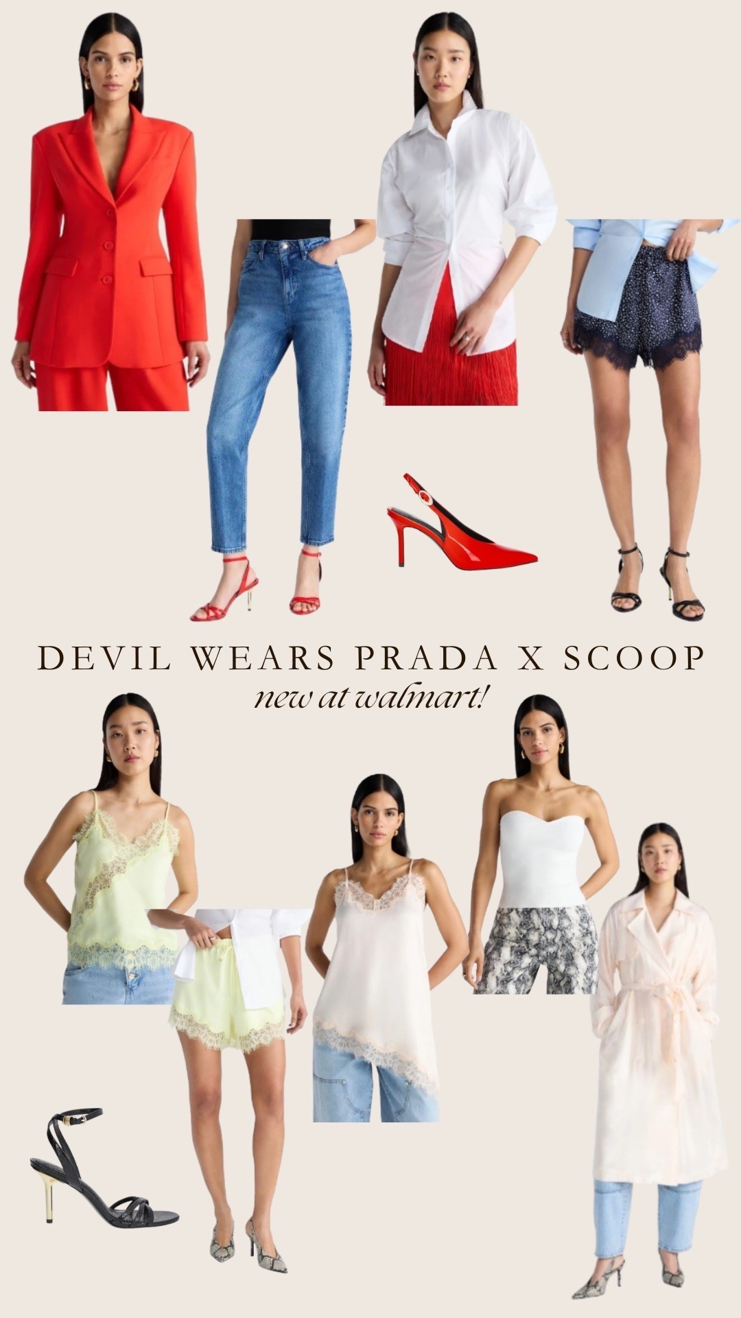 devil wears prada x scoop drop!! 👠

affordable fashion
walmart fashion
walmart finds
summer style
spring outfits