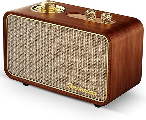 Retro Bluetooth Speaker, Artlink Stero Wireless Speaker Walnut Wooden AM/FM Radio Small Vintage B... | Amazon (US)
