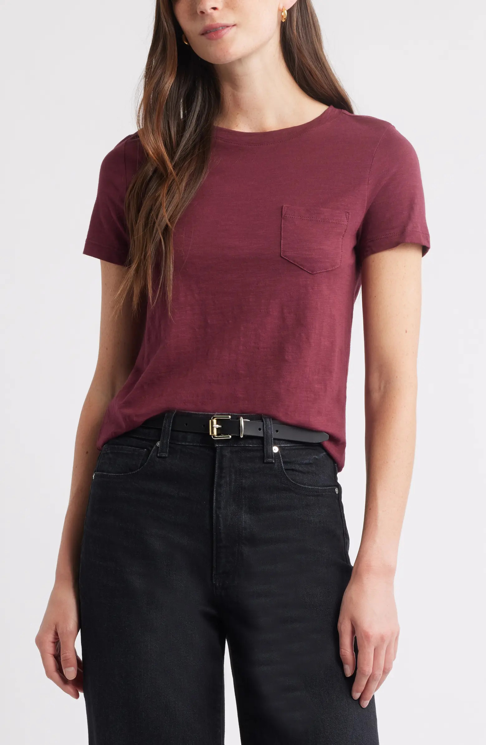 Caslon® Cotton & Modal T-Shirt | Nordstrom | Nordstrom