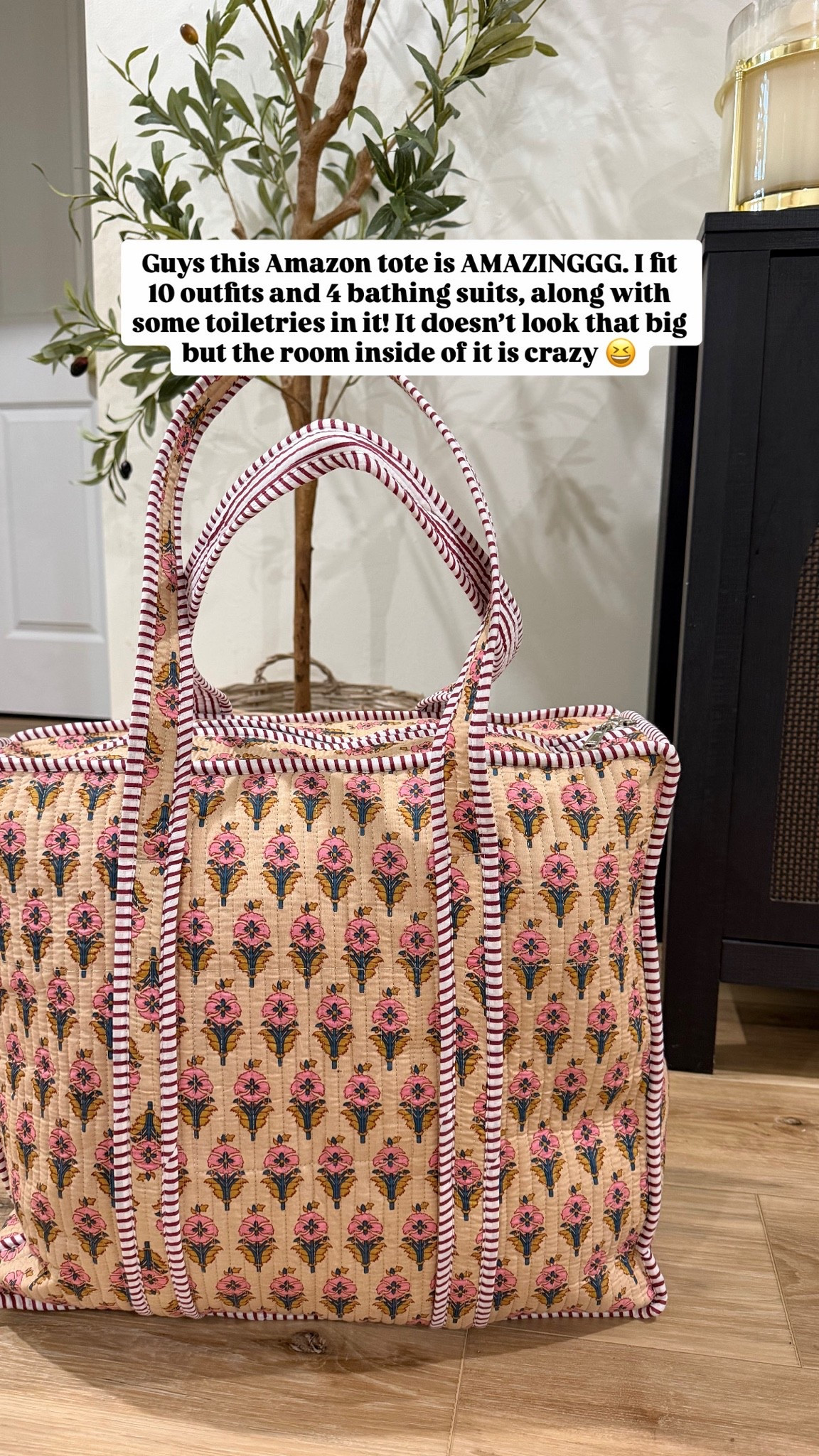 The roomiest tote ever!!

#LTKTravel #LTKSaleAlert #LTKdayinmylife