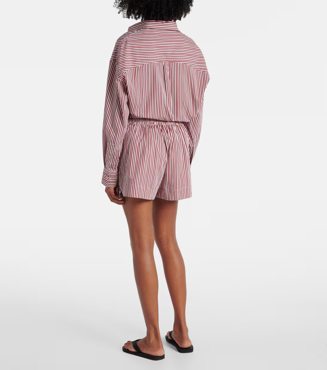 Lonia striped cotton shorts | Mytheresa (UK)