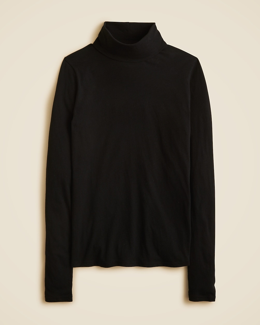 Feather jersey turtleneck | J. Crew US