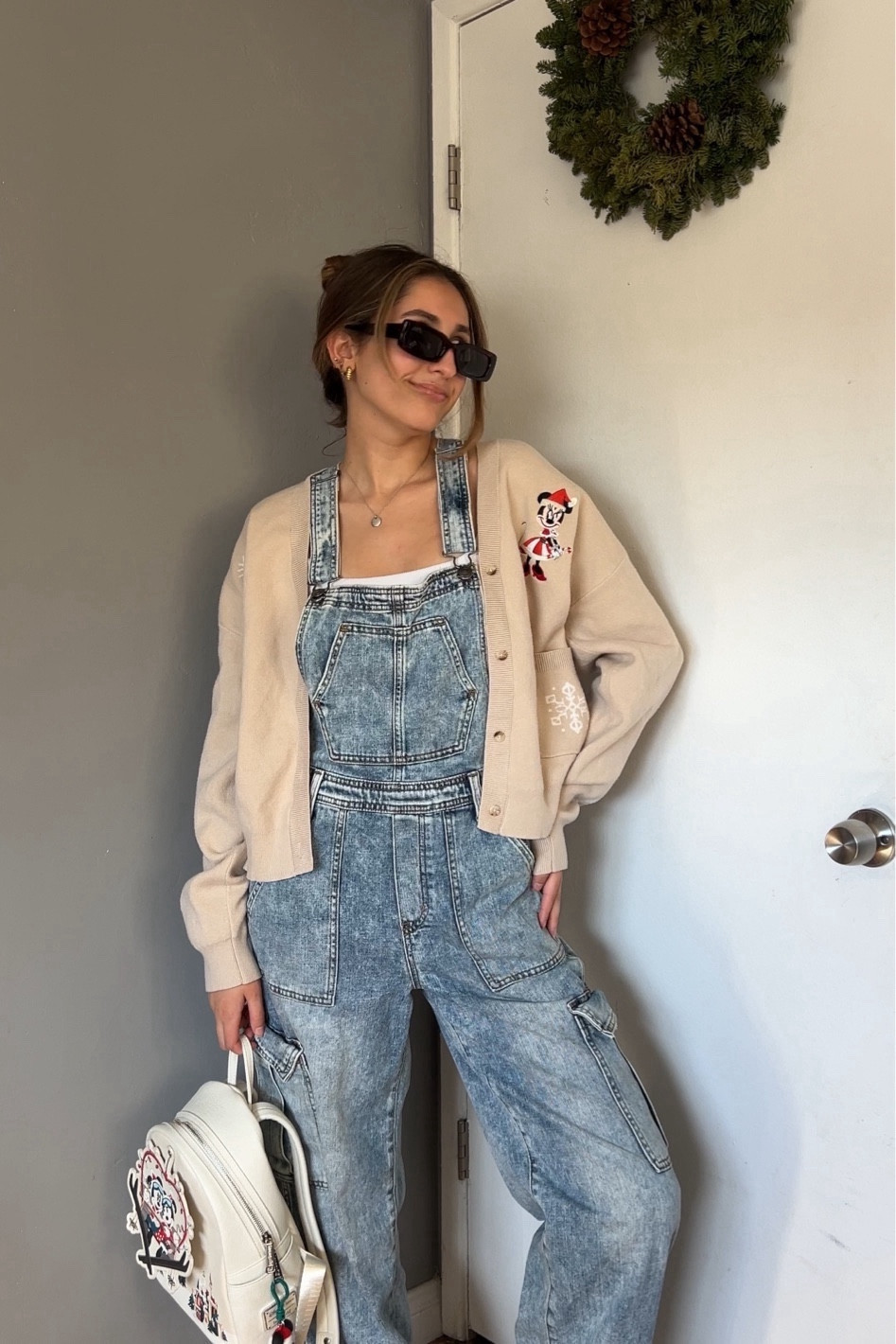 Fitmas

Cardigan: Disneyland/Shop Disney
Overalls: Aerie
Bra: Aerie
Bag: Loungefly
Shoes: Target
Sunglasses: Curl Surf at DTD

Ig: @jkyinthesky & @jillianybarra
Watch daily fitmas episodes on TikTok: @jill.ybarra

#LTKHoliday #LTKstyletip #LTKSeasonal
