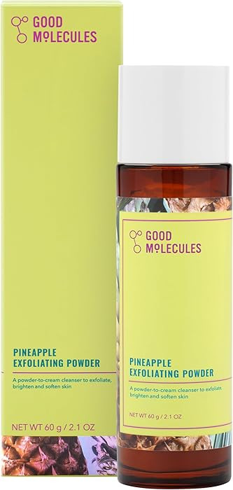 Good Molecules Pineapple Exfoliating Powder - Exfoliating Face Scrub with Natural Enzymes, Gentle... | Amazon (US)
