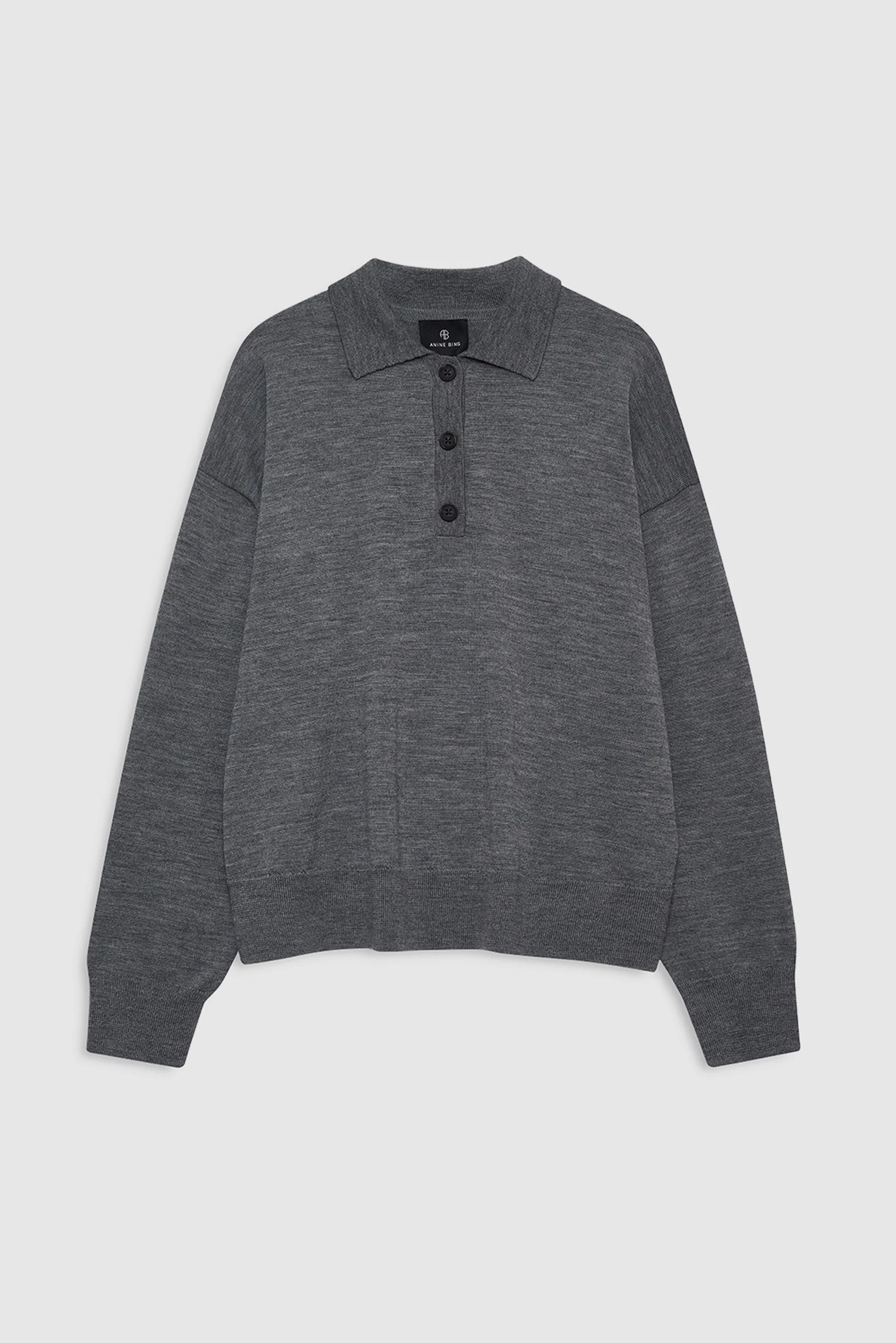 Lee Polo Sweater | Anine Bing