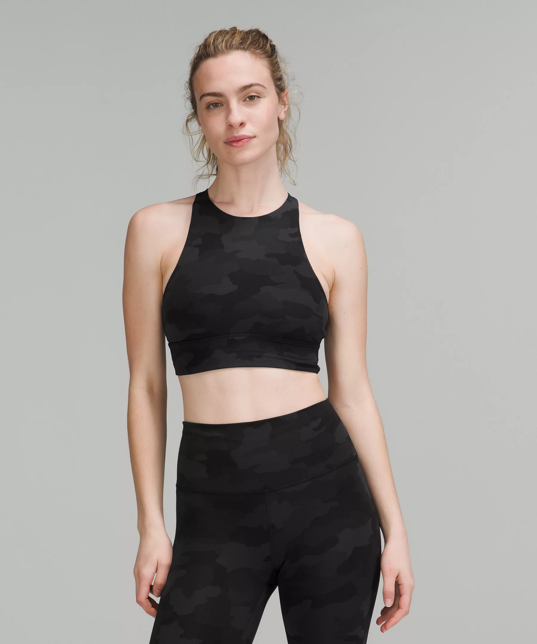 Energy High-Neck Longline Bra Medium Support, B–D Cups | Lululemon (US)