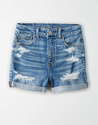 AE Ne(x)t Level Curvy High-Waisted Short Short | American Eagle Outfitters (US & CA)