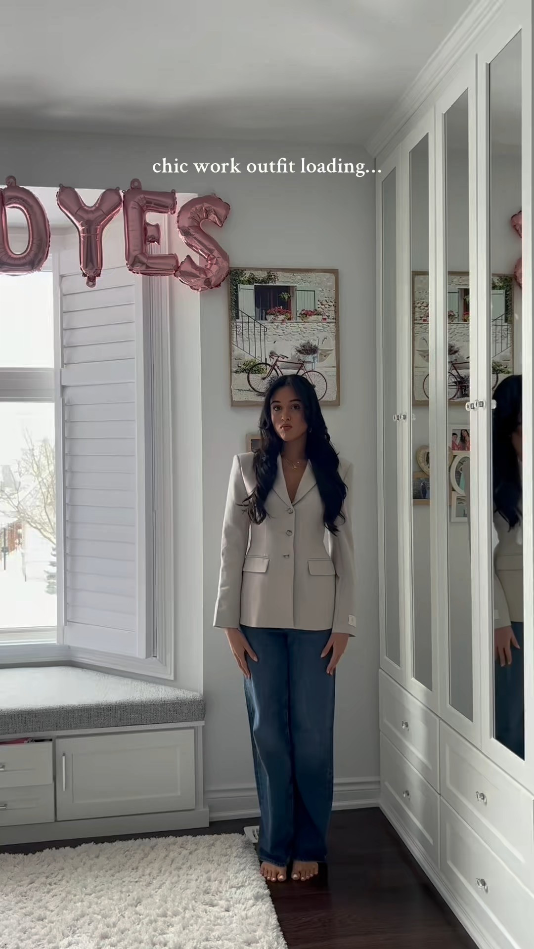 I got a size 4 in the Standout Aritzia blazer & size 26 in the Annina Jeans 

#LTKstyletip #LTKworkwear #LTKcanada