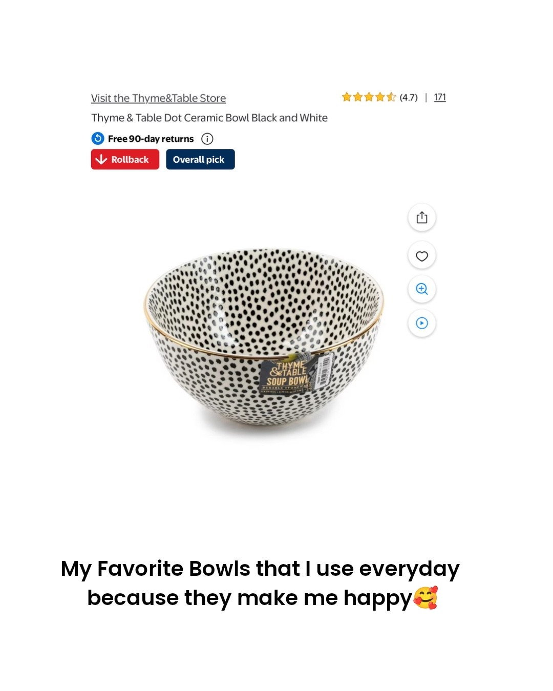My favorite bowls are under $6✨🥣
@walmart

#LTKfoodie #LTKHome #LTKSaleAlert