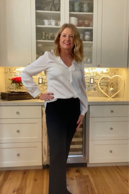Ponte pants are trending! They’re comfy and dressed up enough to go anywhere, like a Valentine’s dinner. Available in petite, tall and standard lengths. Run tts. I’m wearing medium.

#LTKstyletip #LTKSeasonal