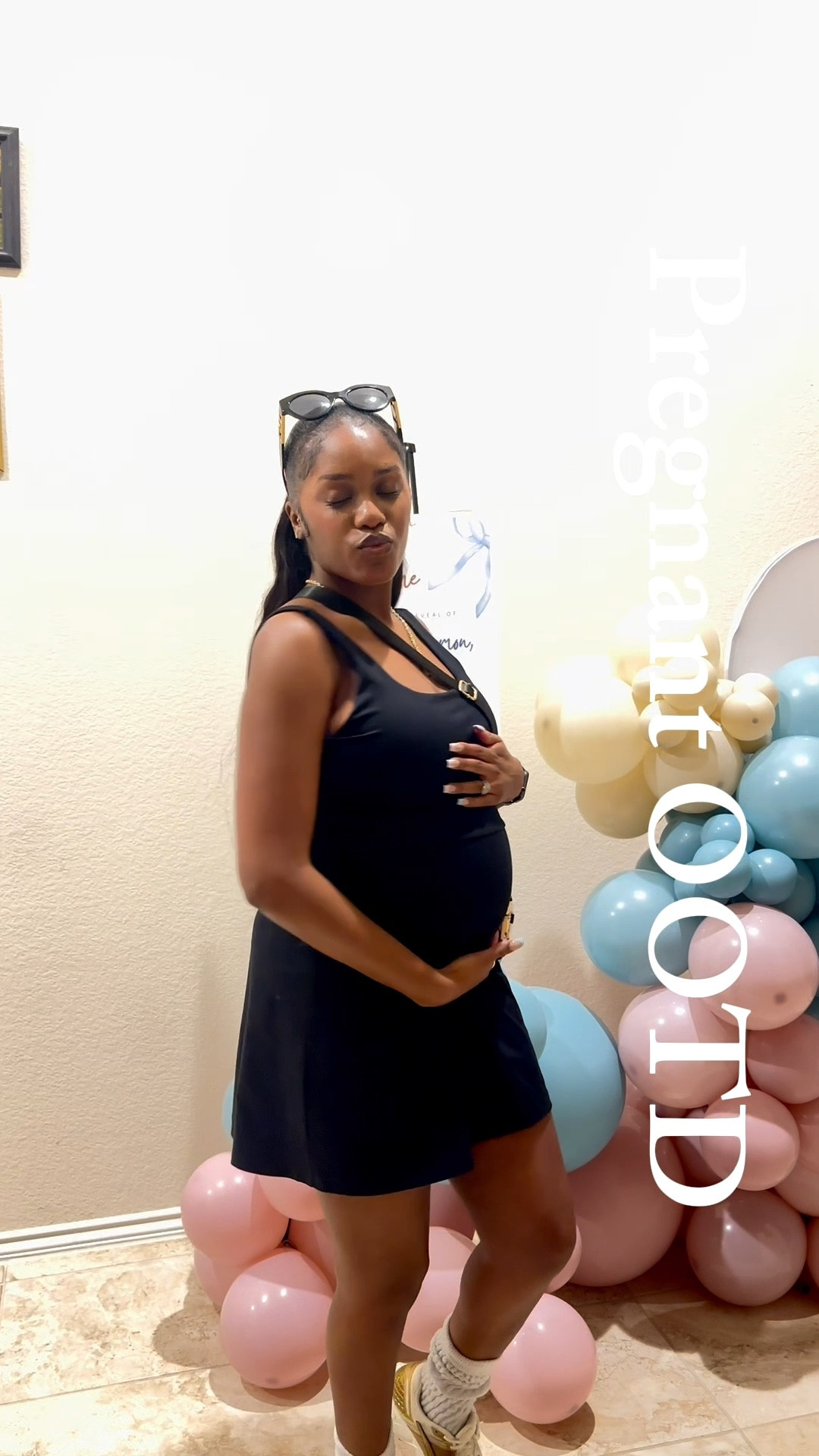 Finding outfits that are both cute and comfortable is a daily struggle, but you can never go wrong with a simple black dress and fun accessories, easily when you have a full day planned as a pregnant mommy! .

#LTKmomlife #LTKBump #LTKootd