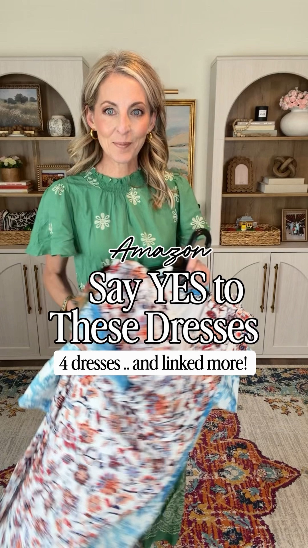 Say YES to these dresses and all that I linked for you… These Amazon dresses and more you can grab for all of your endless occasions… weddings, showers, graduations and everything in between… Comment AMAZON and I’ll send you the link! 


Each one comes in multiple colors so you can find your perfect match. Wearing a size small in all. I am wearing a size small in all dresses and I am 5’5. 