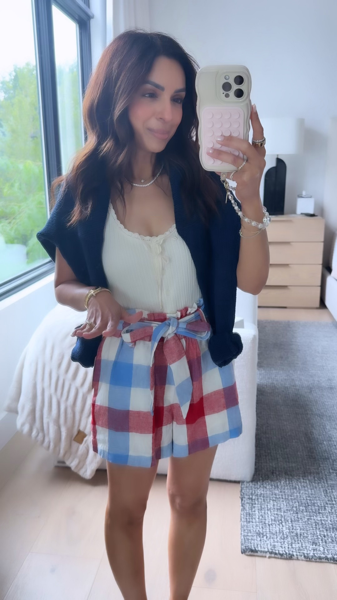 Such a cute summer or 4th of July look! Wearing an xs in each item and TTS in shoes too

#LTKgrwm #LTKootd