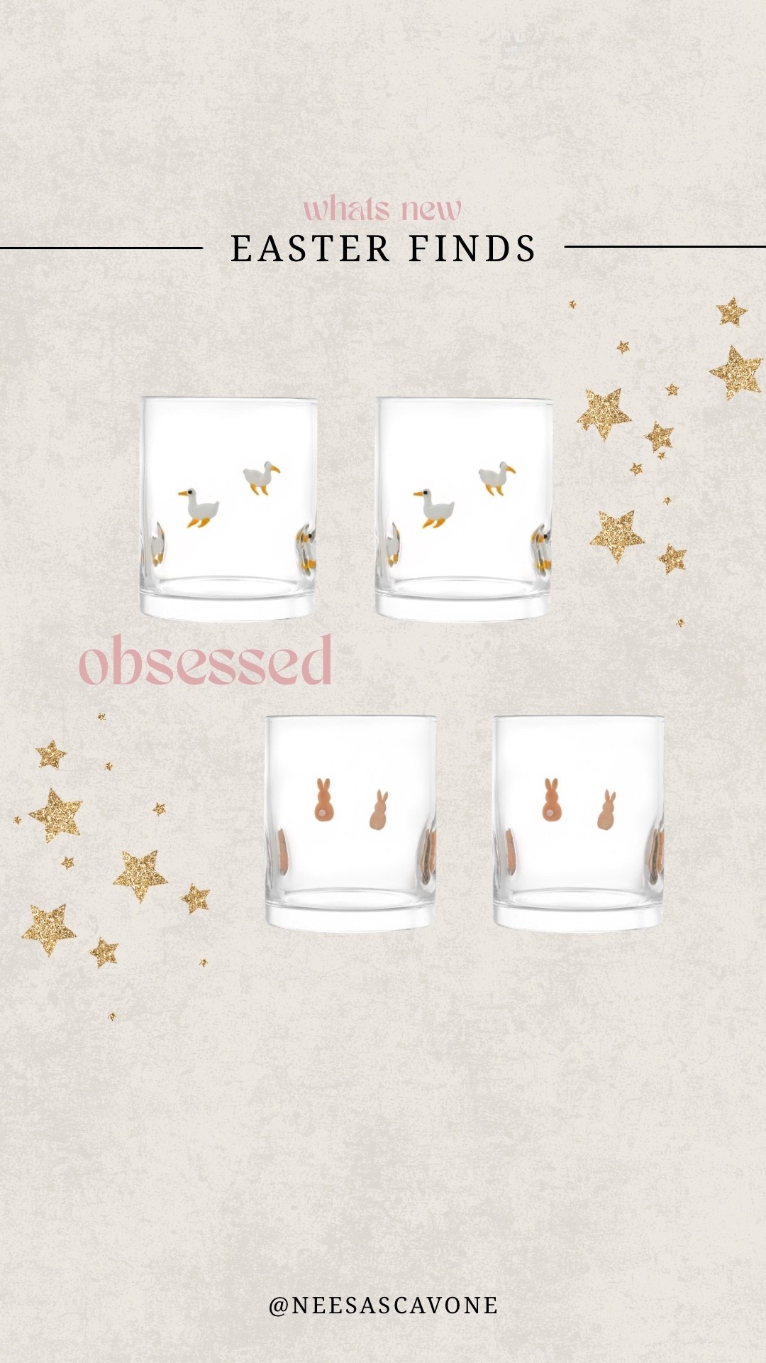 Easter finds I’m already obsessed with 🐣✨ the cutest spring glasses for hosting, Easter baskets, and everyday mom life. These are perfect for Easter brunch, kids drinks, or adding a little festive touch to your kitchen. Linking all my favorite affordable Easter home finds + hosting essentials on my LTK 🤍🌸 #ltkhome #ltkseasonal #ltkfinds #ltkstyle #easterdecor #easterfinds #springhome #springdecor #easterhosting #hostessfinds #targethomefinds #amazonhomefinds #kitchenfinds #momhome #homesweethome #neutralhome #cozyhome #festivehome #easterbasketideas #easterbrunchideas

#LTKSeasonal #LTKSaleAlert #LTKHome