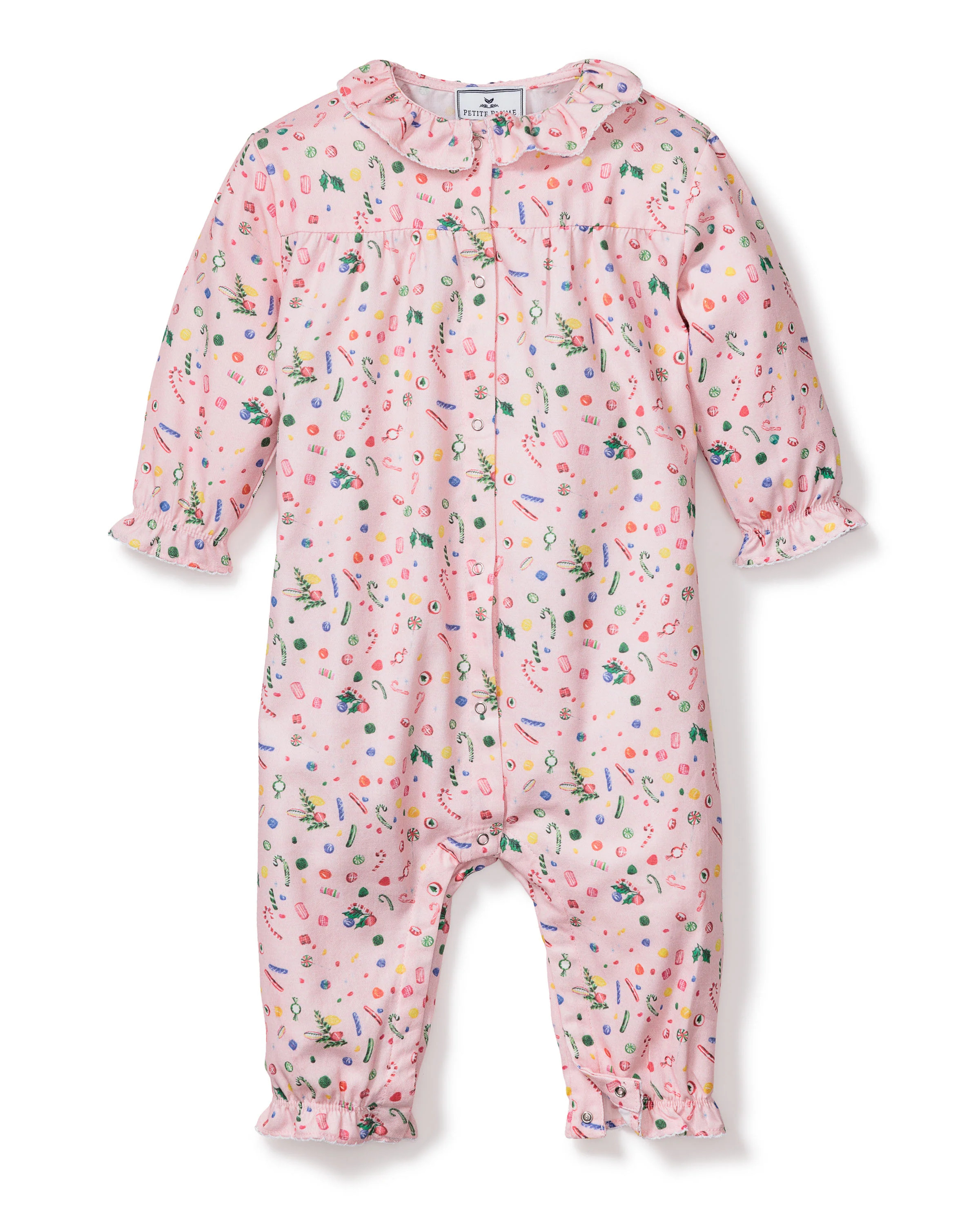 Baby's Twill Madeline Romper in Vintage Sweets | Petite Plume