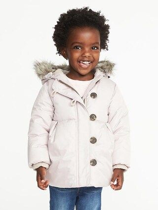 Frost-Free Toggle Coat for Toddler Girls | Old Navy US