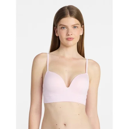No Boundaries Women's Seamless Wirefree Bra, Sizes XS-XXXL | Walmart (US)