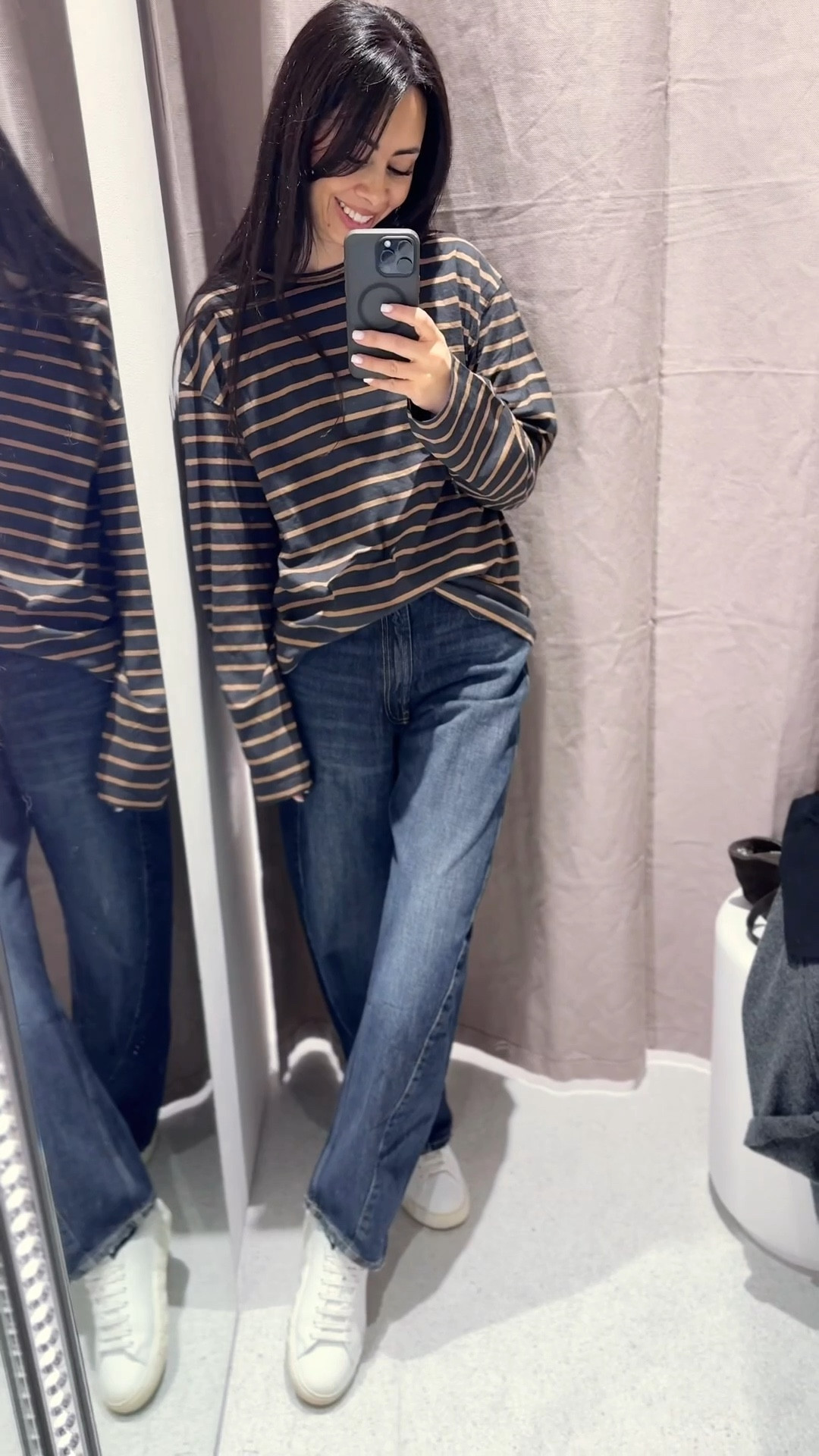 This oversized striped top is so cute! #zaraambassador

#LTKGiftGuide #LTKootd