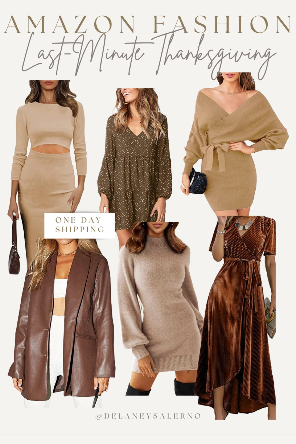 Here are some super cute options for those needing a last minute Thanksgiving outfit! All of these options will arrive before Thursday!! 🦃🤎

#LTKHoliday #LTKSeasonal #LTKunder50