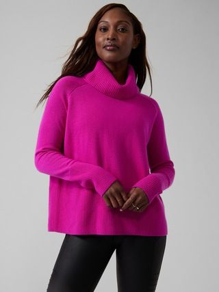 Wool Cashmere Aspen Turtleneck Sweater | Athleta