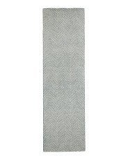 2x8 Wool Herringbone Contemporary Runner | Marshalls
