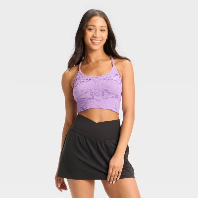 Women's Lace Support Tank Top - JoyLab™ | Target