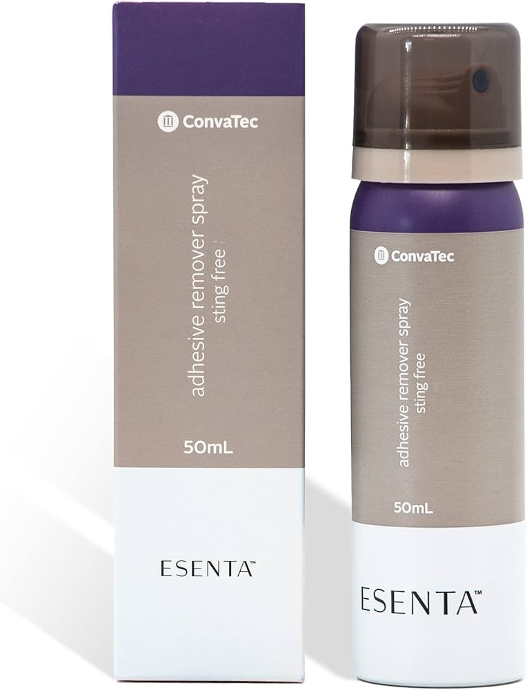 ConvaTec ESENTA Adhesive Remover Spray for Around Stomas and Wounds, Sting Free, Alcohol Free, 50... | Amazon (US)