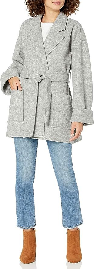 The Drop Women's @spreadfashion Classic Belted Jacket | Amazon (US)