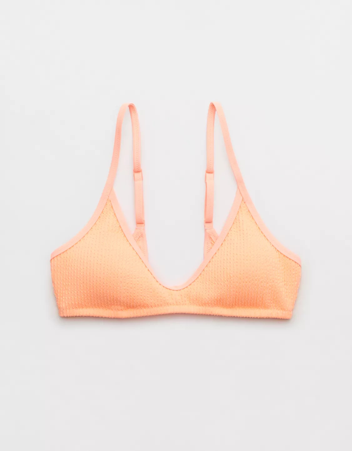 Aerie Crinkle Voop Binding Bikini Top | Aerie