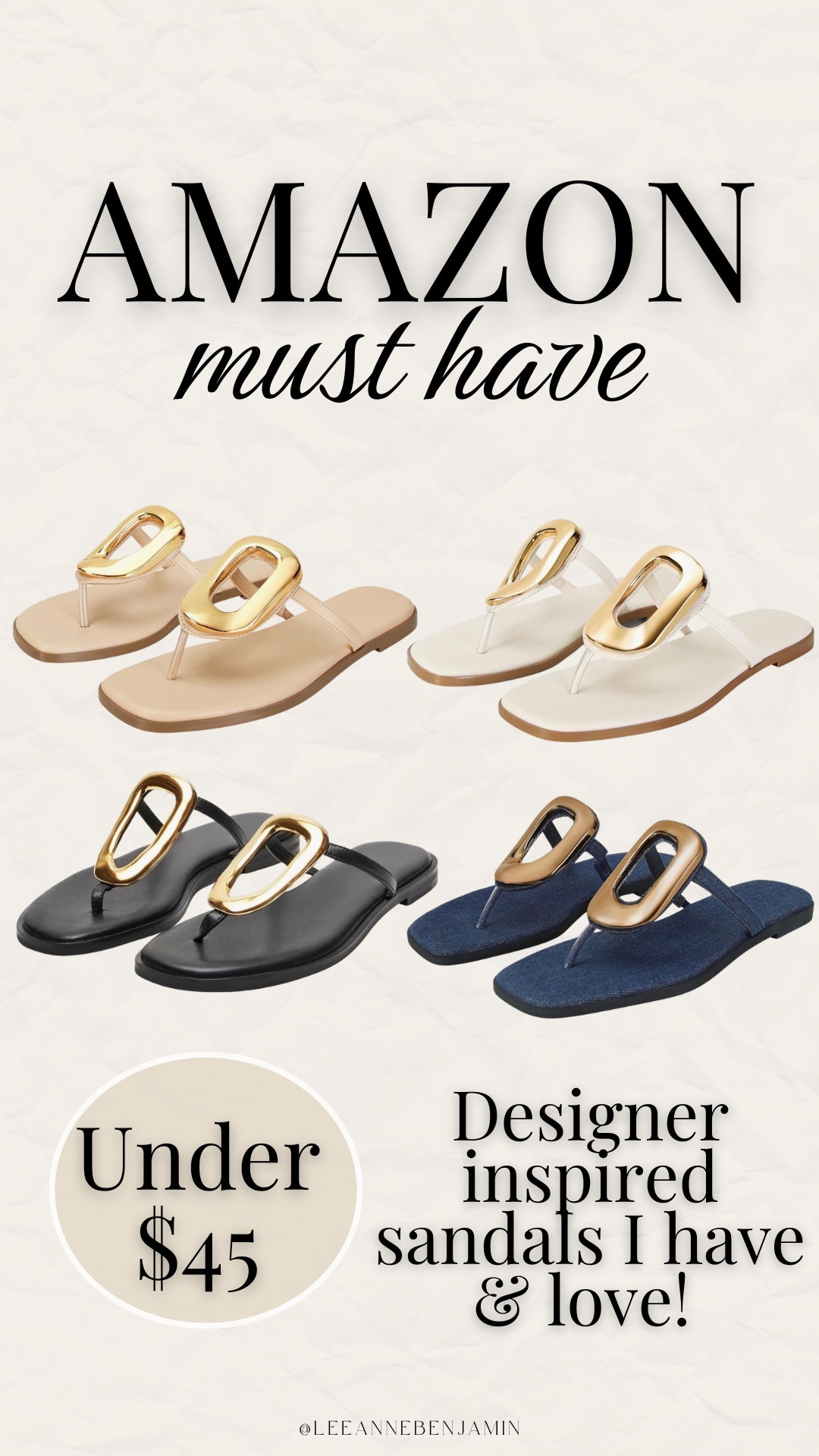 My must have sandals! I wear these everywhere! From Amazon! 

#LTKSeasonal #LTKgrwm #LTKootd