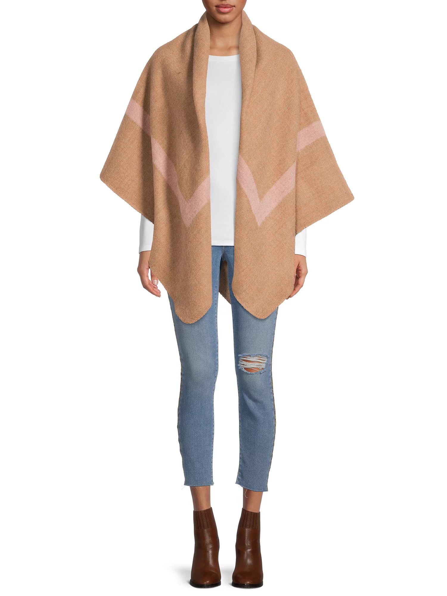 Scoop Women's Reversible Blanket Scarf - Walmart.com | Walmart (US)