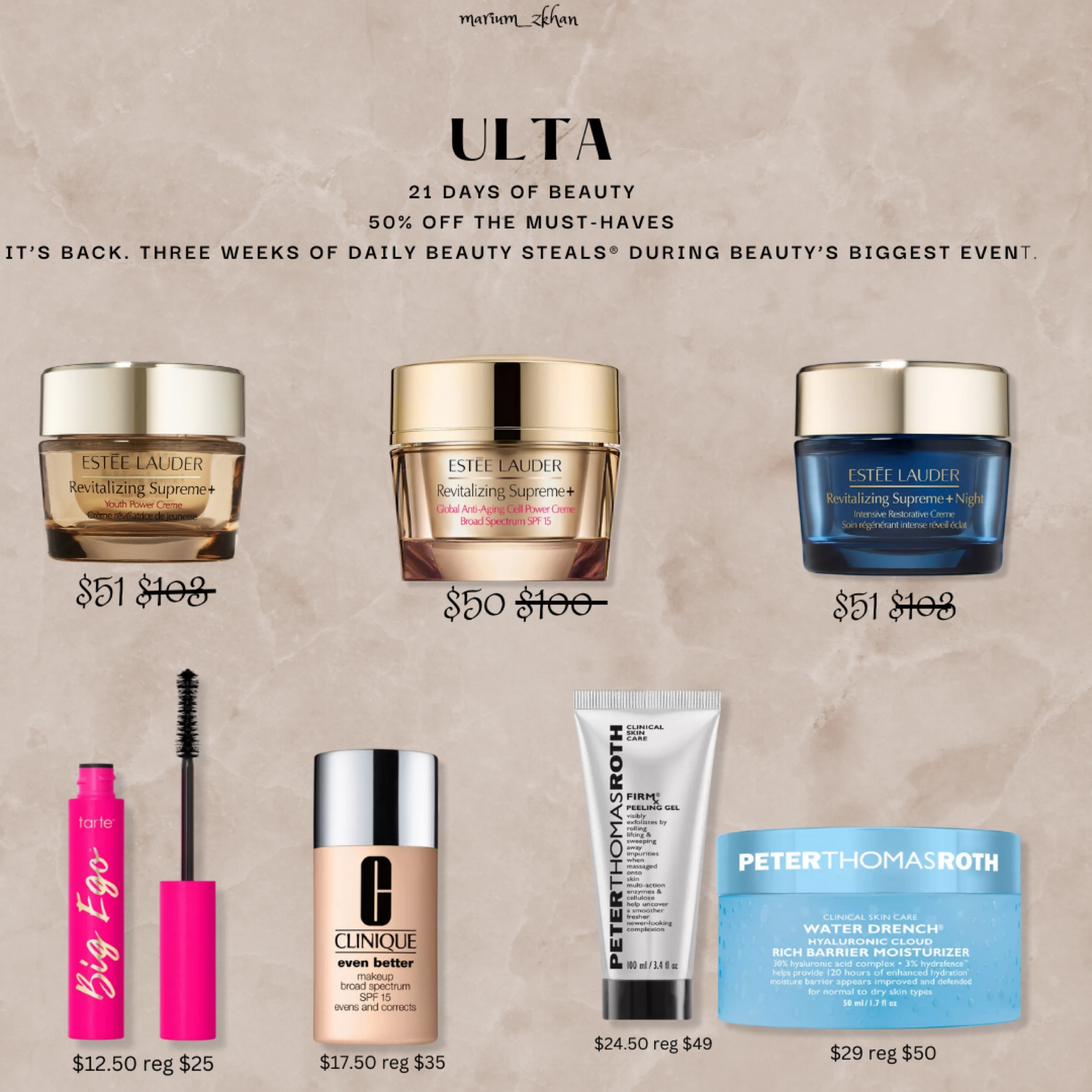 Are you following Ulta Beauty 21 days of beauty!! 💲💲💲 time to save some 

#LTKSeasonal #LTKGiftGuide #LTKbeauty