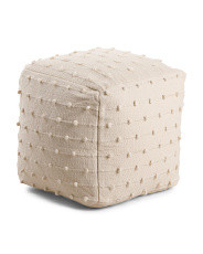 18x18 Textured Pouf | Marshalls