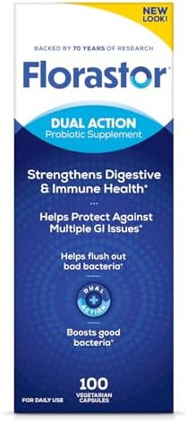 Florastor Probiotics for Digestive and Immune Health, 100 Capsules, Probiotics for Women & Men, H... | Amazon (US)
